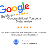 ★★★★★ Google Review